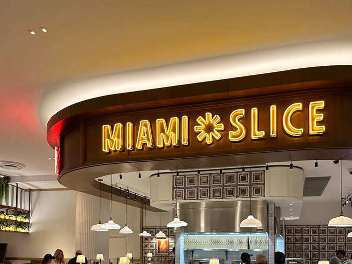 For lunch, we decided to try Miami Slice. 