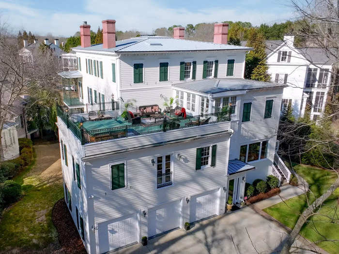 The home also features a rooftop patio.