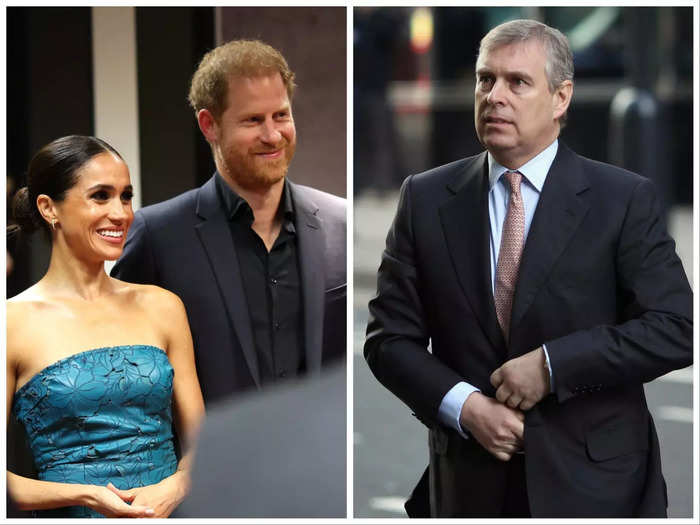 Former working royals: Harry, Meghan, and Andrew