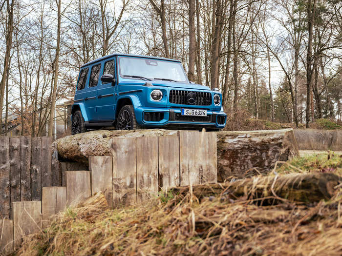 The new hybrid powertrain on the G63 enhances off-road performance