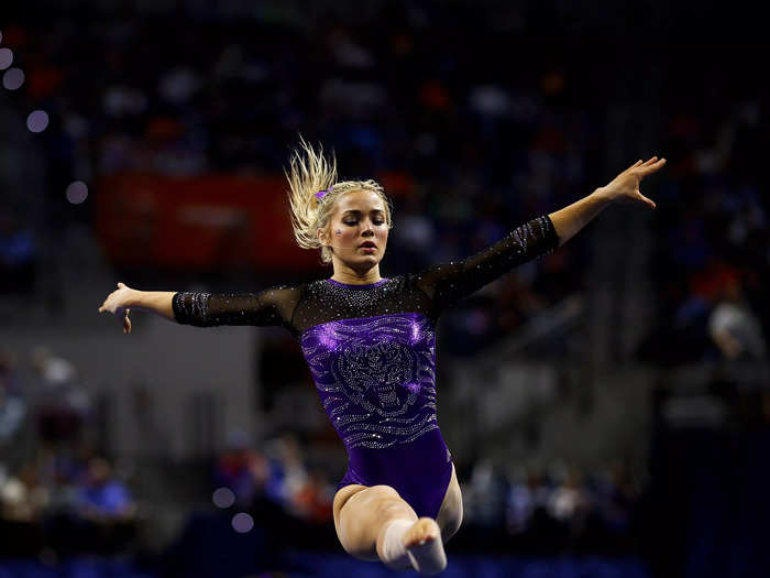 3. LSU gymnast Livvy Dunne is the highest-paid woman in NIL history, with a NIL Valuation of $3.6 million.