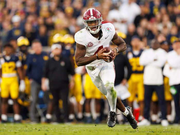 9. University of Alabama quarterback Jalen Milroe has an estimated NIL Valuation of $1.6 million.