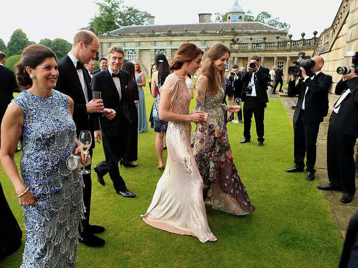 Prince William and Kate Middleton live down the road at Anmer Hall in Norfolk.