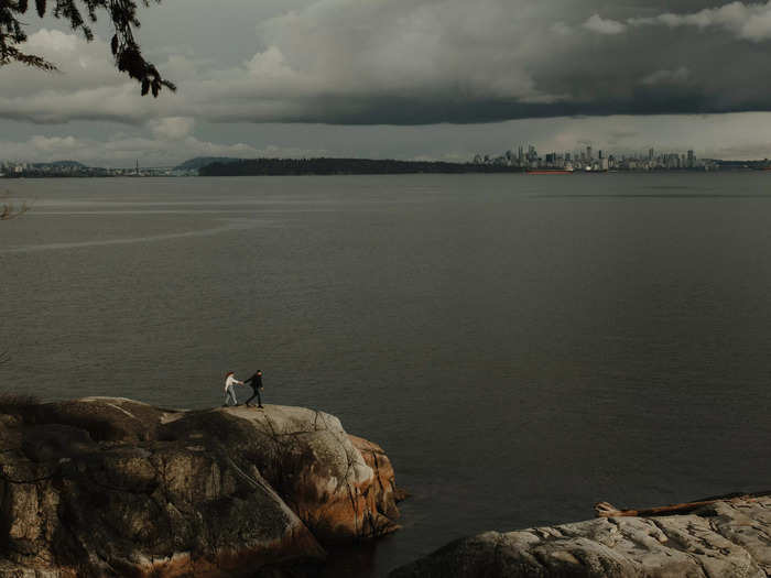 This dramatic photo was taken by West Vancouver.