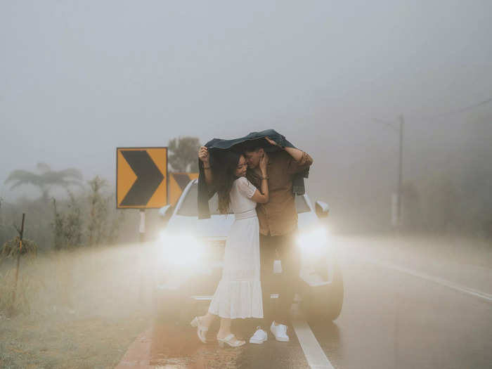 This couple in Kuala Lumpur didn