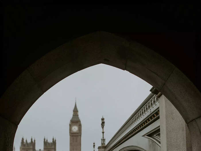 A rainy London day didn