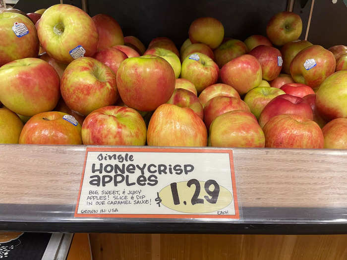 Honeycrisp apples are a staple in my home.