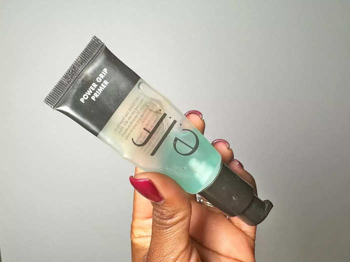 The ELF Power Grip primer provides a smooth base for seamless makeup application.