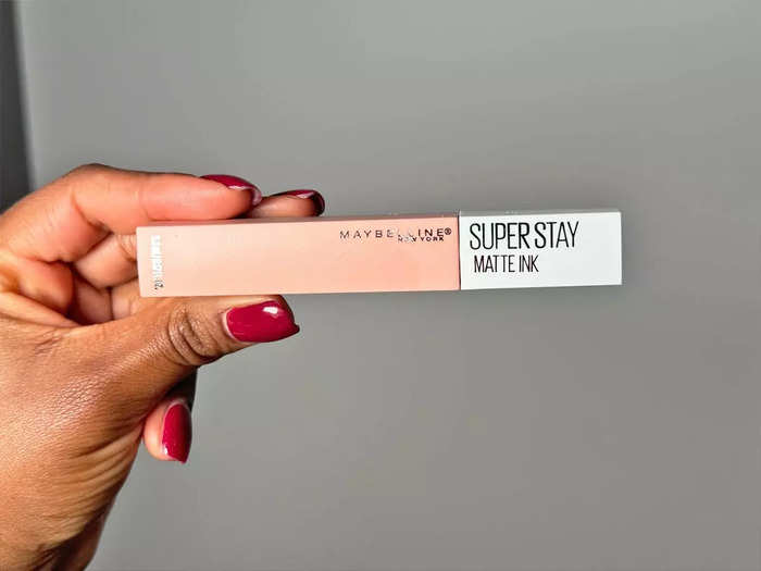 The Maybelline Super Stay Matte Ink liquid lipstick stays put all day.