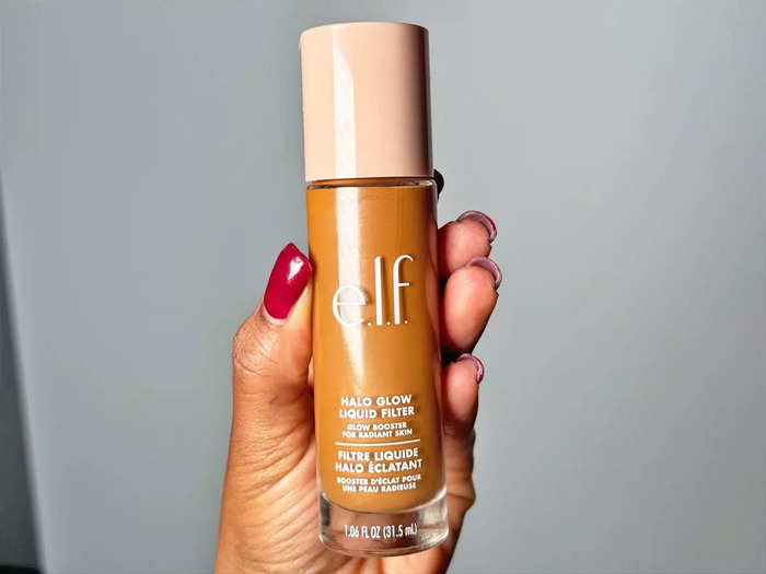 The ELF Halo Glow liquid filter leaves skin looking radiant.