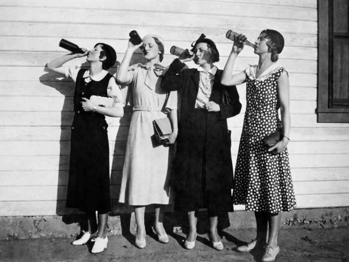 In addition to being excellent bootleggers, some women enjoyed drinking, too.