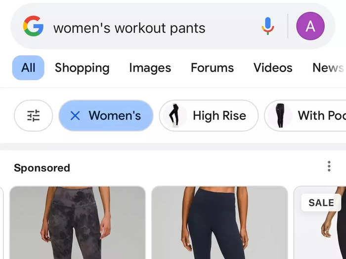 You can start with a Google search of a product category like "maxi dress," "straw bag," or "workout pants"