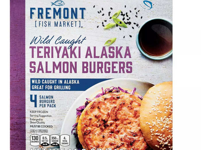 Prep fun, flavorful dinners with Fremont Fish Market salmon burgers.