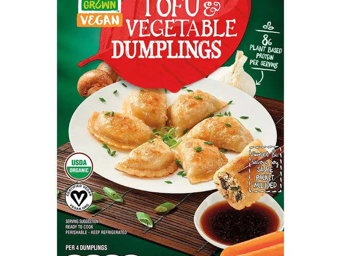 Embrace plant-based eating with Earth Grown vegan dumplings.