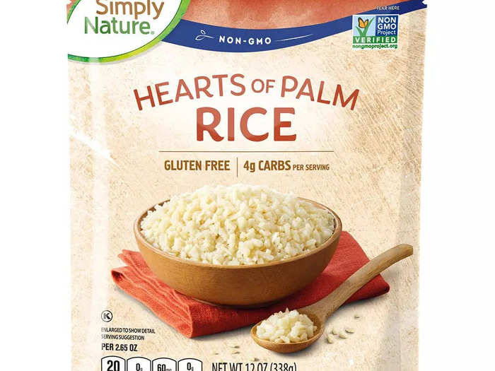 Give your favorite dishes an added nutritional boost with Simply Nature hearts-of-palm rice.