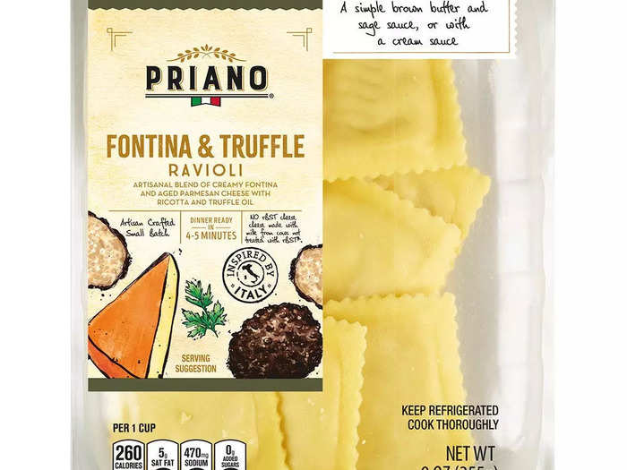 Try Priano truffle or Bolognese ravioli for dinner.