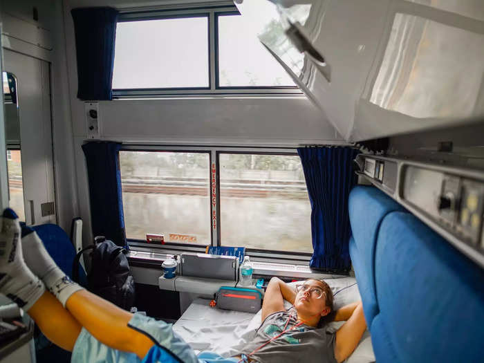 For 45 square feet, the Amtrak bedroom felt spacious.
