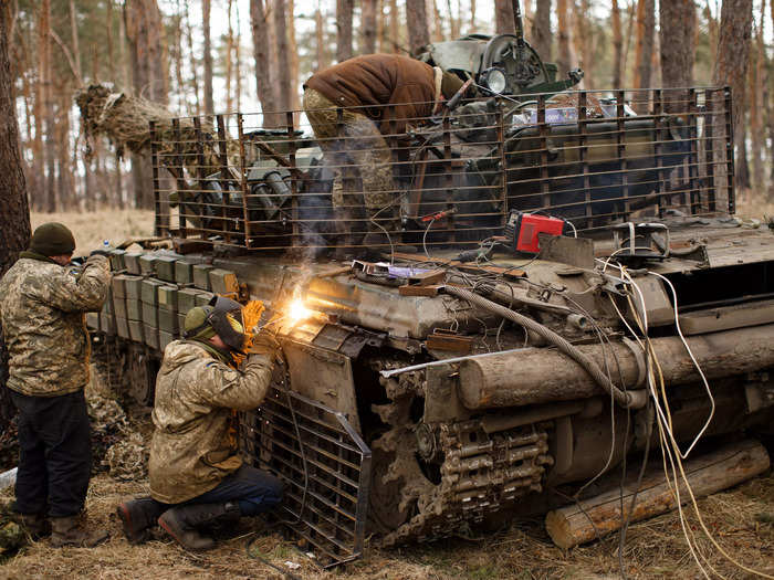 Reusing captured Russian tanks