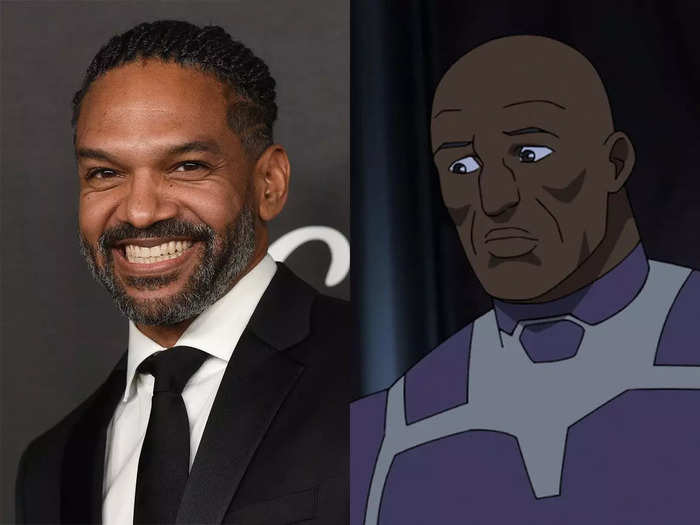 Khary Payton plays Black Samson, a superhero and member of the Guardians of the Globe.