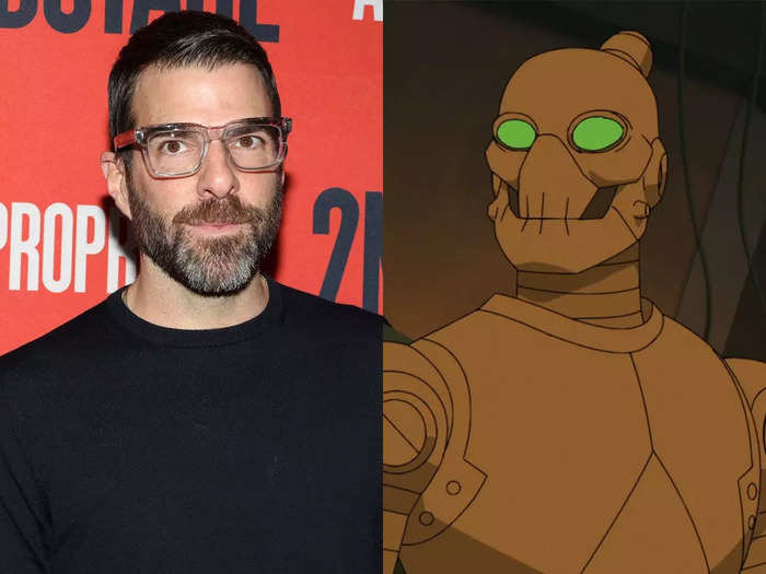 Zachary Quinto stars as Robot, a drone, and a member of the current Guardians of the Globe lineup.