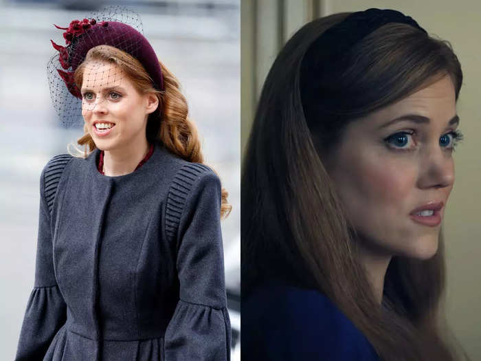 Charity Wakefield plays Princess Beatrice.