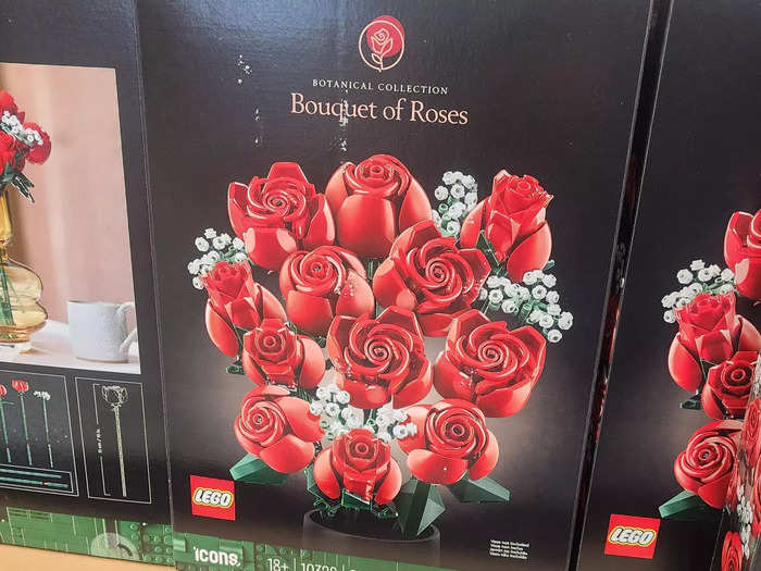 Building a bouquet of Lego roses can be a fun activity to do with friends.