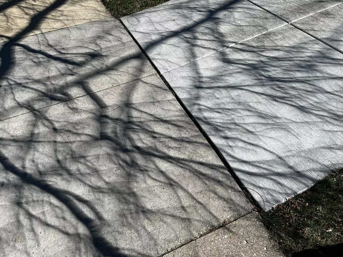 Weird shadows