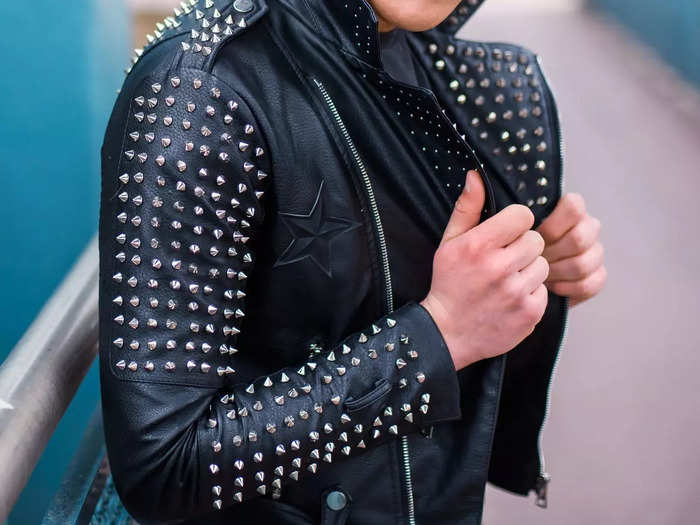 Fitted leather jackets with punk-like studs are also going out of style.