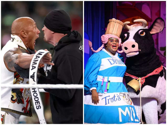 A lot about WrestleMania — the crowd interaction, the costumes, the silliness — reminded me of a British pantomime.