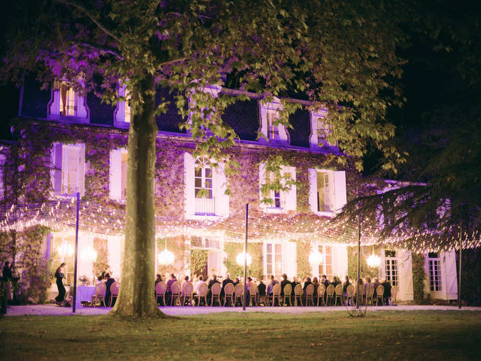 Having an event at the château will start at just under $27,000.