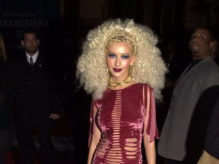 Christina Aguilera told Vogue that one of her boldest looks from the early 2000s is a favorite of hers.