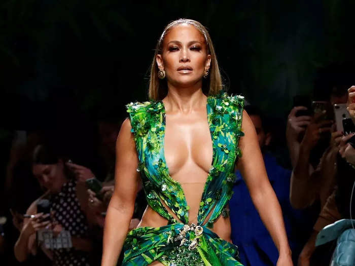 The green Versace dress Jennifer Lopez wore in 2000 has become iconic. But it was the version she donned in 2019 that felt empowering, she said.