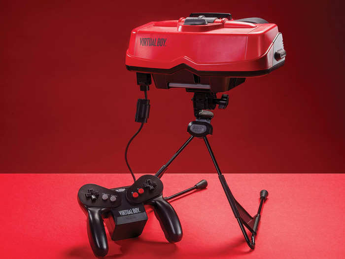 1995: The Virtual Boy was designed by Nintendo as a foray into the world of virtual reality.