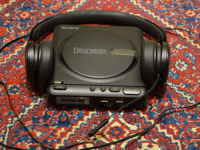 1987: The Sony Discman was a step up from the Walkman.