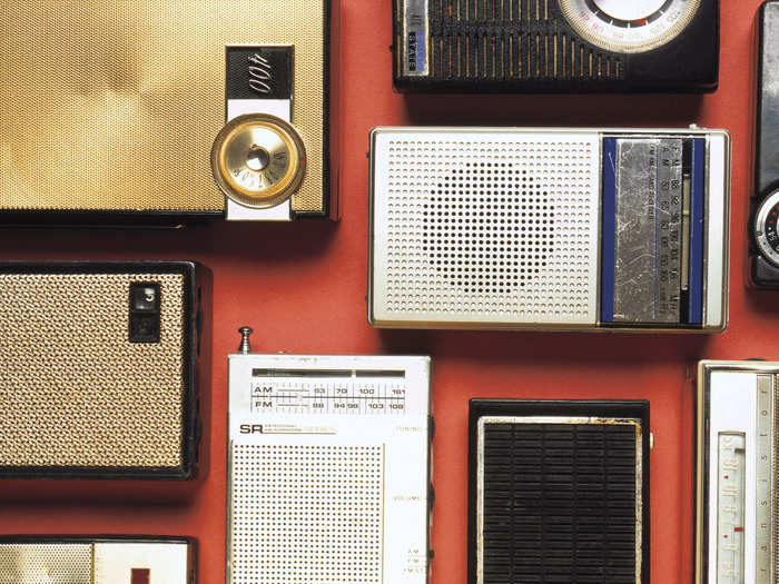 1954: The first transistor radio, the Regency TR-1, was made by Texas Instruments.