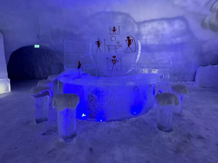 The ice bar wasn