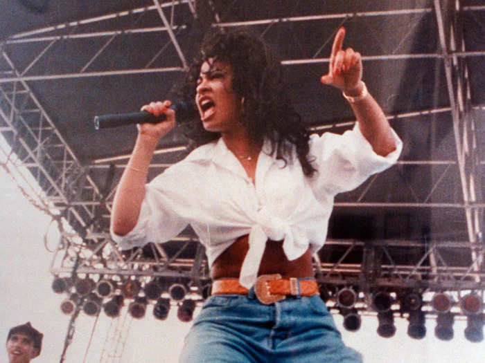 While at the height of her career, Latin singer Selena was killed in March 1995.