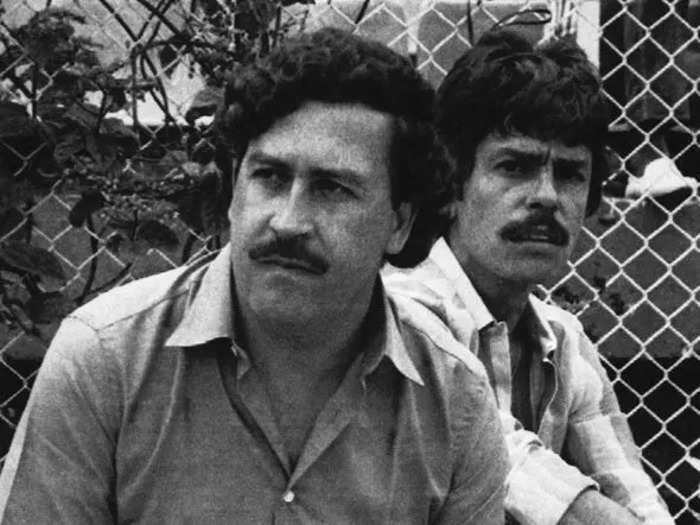 Pablo Escobar, the Colombian drug lord, was shot in 1993 when he was on the run from authorities.