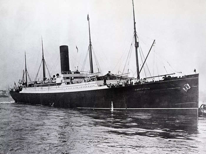 Instead, the RMS Carpathia responded to the Titanic