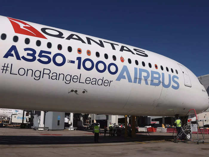 The modified A350-1000 is being developed for Qantas