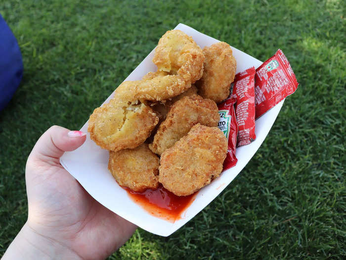 This basic order of chicken nuggets set us back $12.