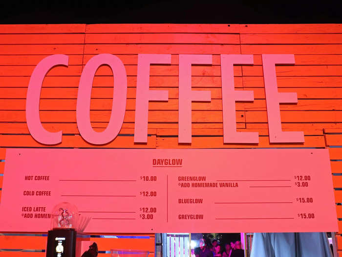 Some of the most egregious prices were attached to simple cups of coffee.