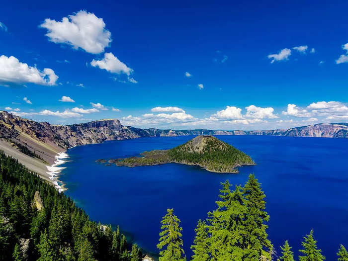 Crater Lake may be the most beautiful site anywhere in the US. 