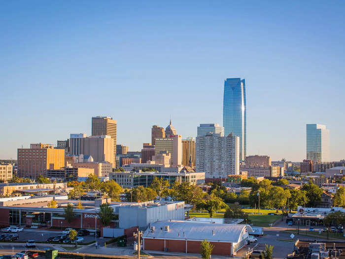 4. Oklahoma City, Oklahoma 