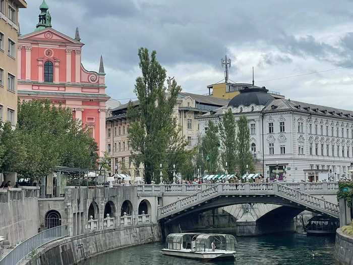 Ljubljana, Slovenia, is full of natural beauty.