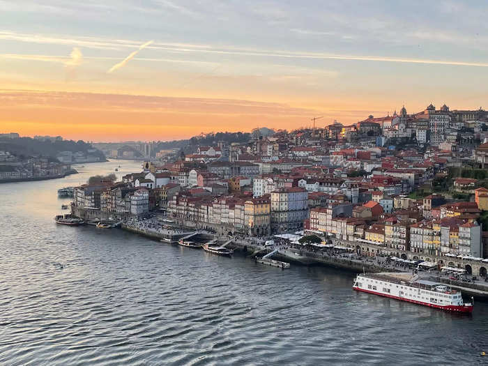 Porto, Portugal, is the perfect place to watch the sunset.