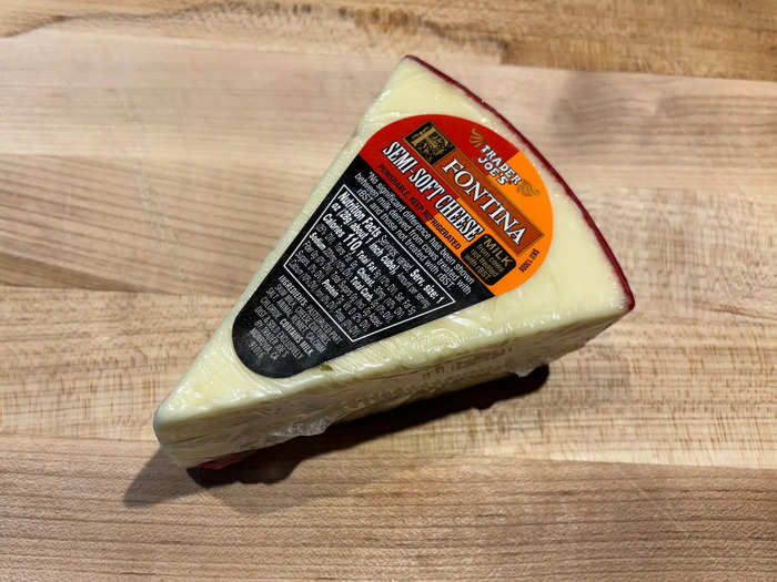 The fontina semisoft cheese wasn