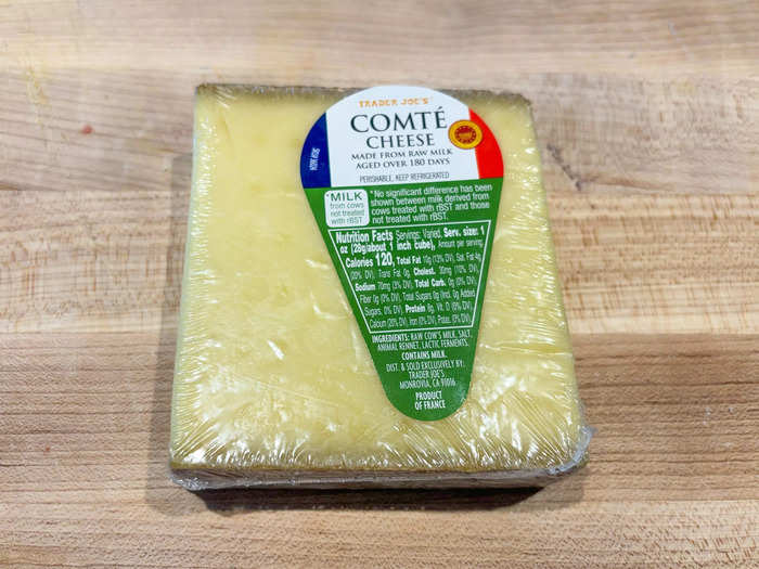 The Comté cheese was too earthy for me. 