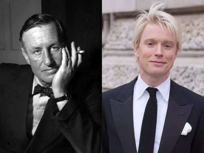 Freddie Fox plays James Bond creator Ian Fleming.