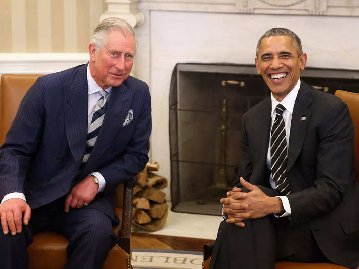 During another White House visit in 2015, Obama was overheard telling Charles that Americans like the royal family "much better than their own politicians."